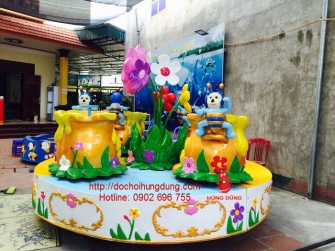 Mâm xoay con ong 4 ly 10