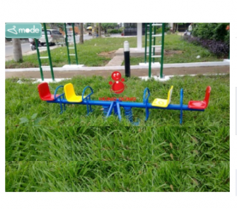 Bập bênh 4 ghế nhựa 07