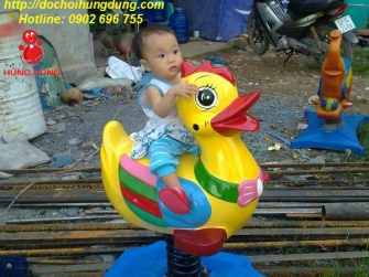 Thú nhún lò xo con vịt