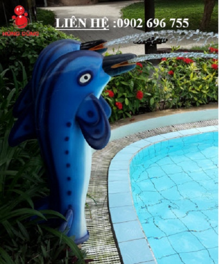 Cá heo phun nước 02