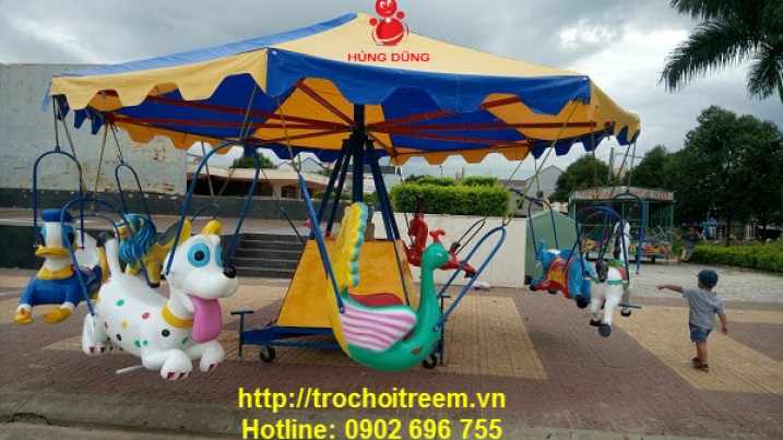 Đu quay thú 8 con