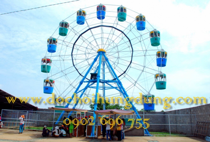Đu quay đảo lồng đứng 32 chỗ 05