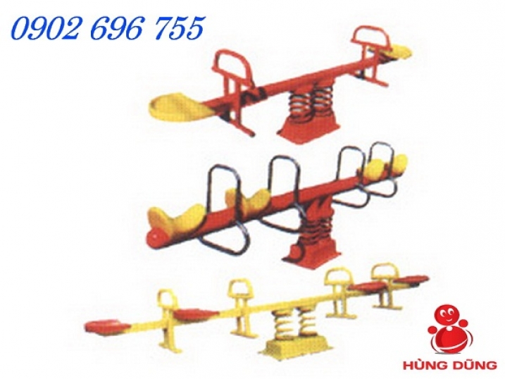 Bập bênh lò xo 4 ghế 05