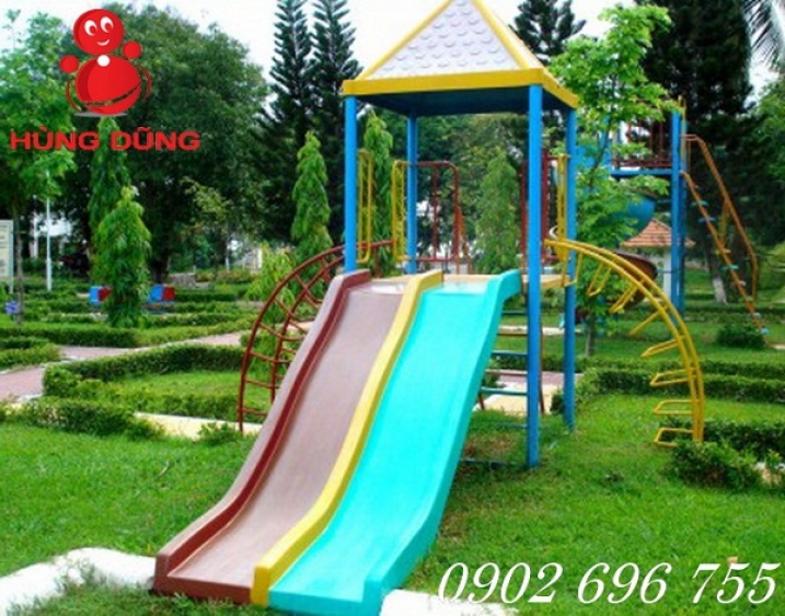 Máng trượt đôi 09